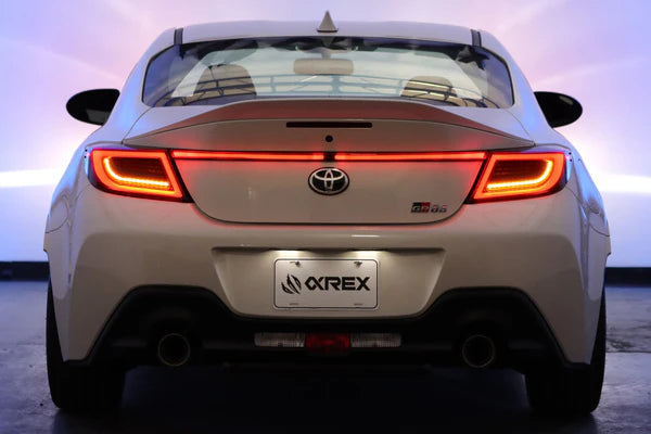 AlphaRex 21-24 Toyota GR86/Subaru BRZ LUXX-Series LED Tail Lights Black Smoke
