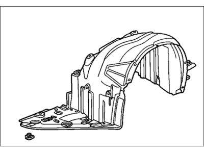 Genuine OEM Honda S2000 Fender Liner (AP1)