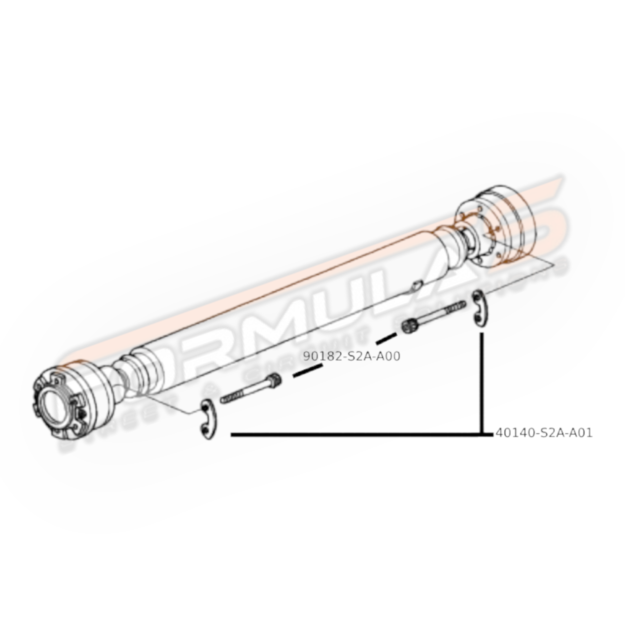 Genuine OEM Honda S2000 Driveshaft Hardware Set (AP2)