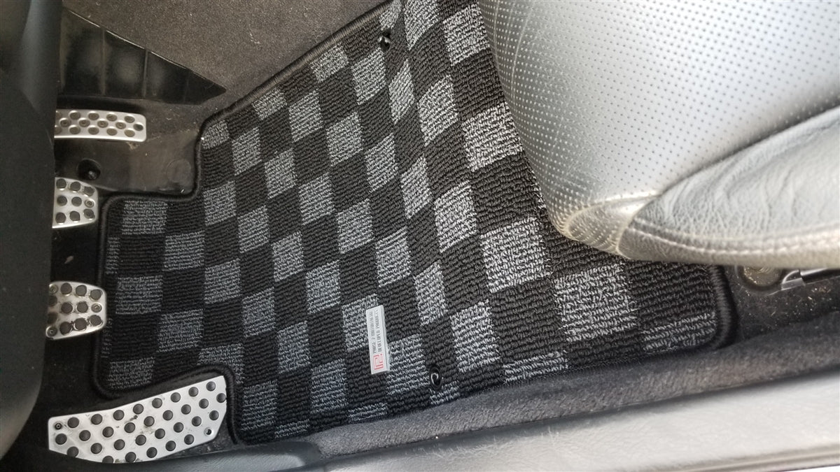 Phase 2 Motortrend Honda S2000 AP2 Race Floor Mats: Dark Grey