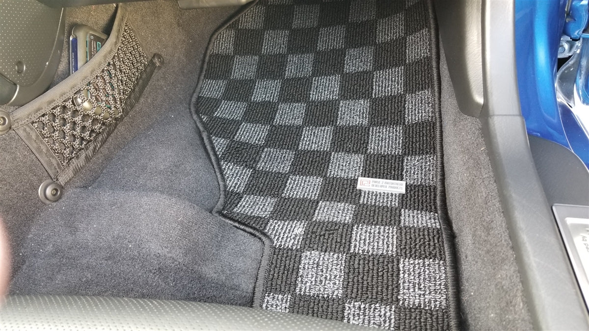 Phase 2 Motortrend Honda S2000 AP2 Race Floor Mats: Dark Grey