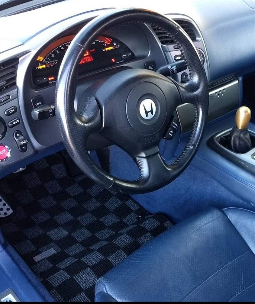 Phase 2 Motortrend Honda S2000 AP2 Race Floor Mats: Dark Grey