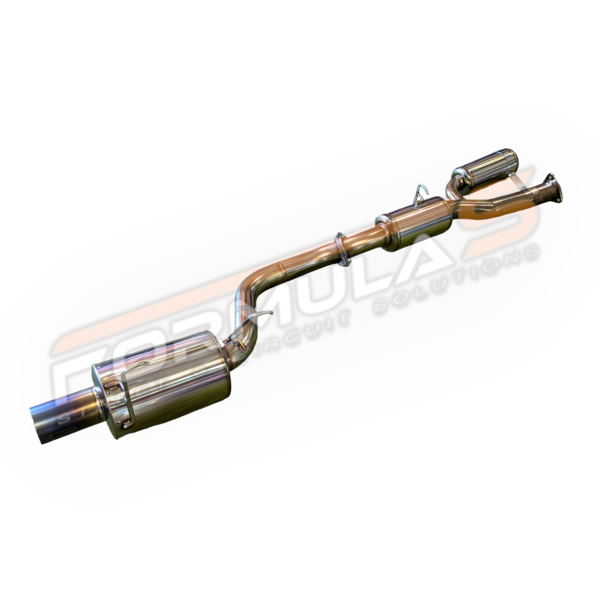 TODA Racing 70mm High Power Muffler + Resonator (Single Exit)