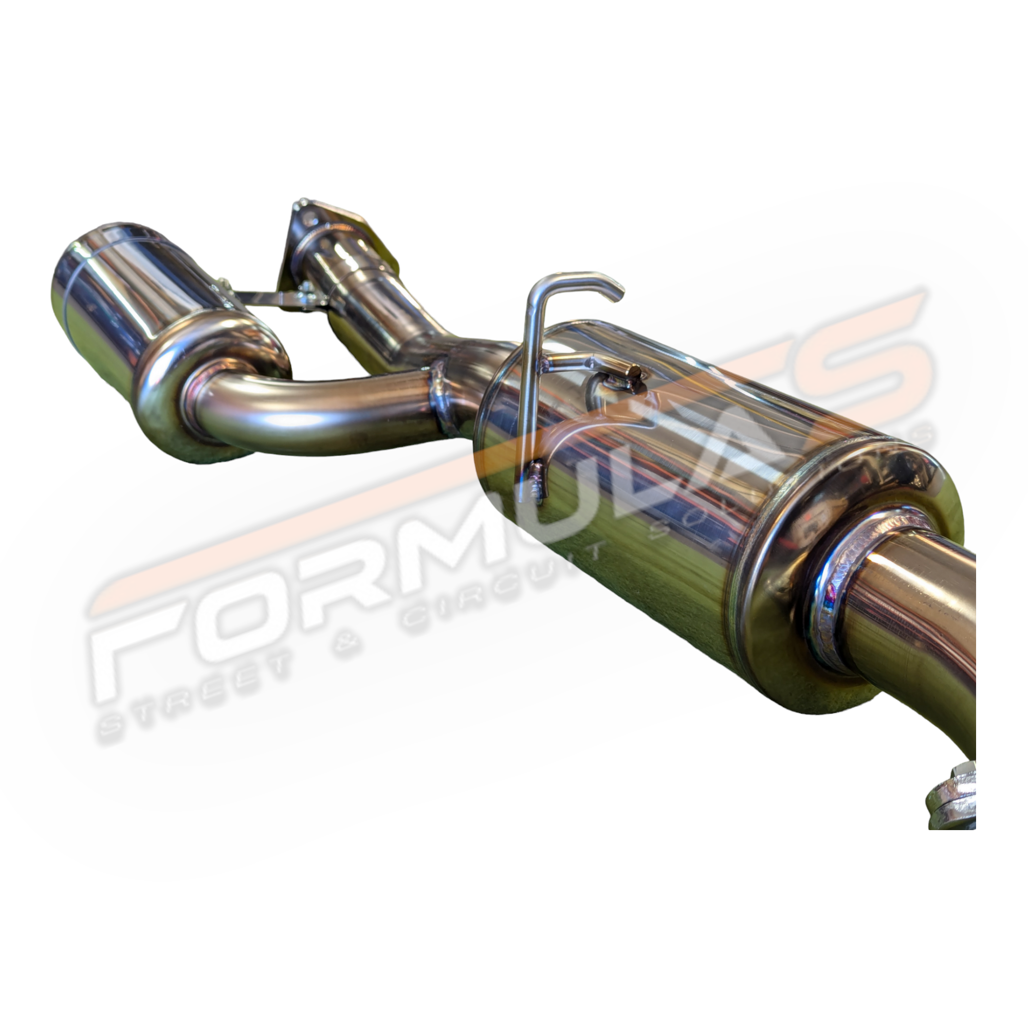 TODA Racing 70mm High Power Muffler + Resonator (Single Exit)