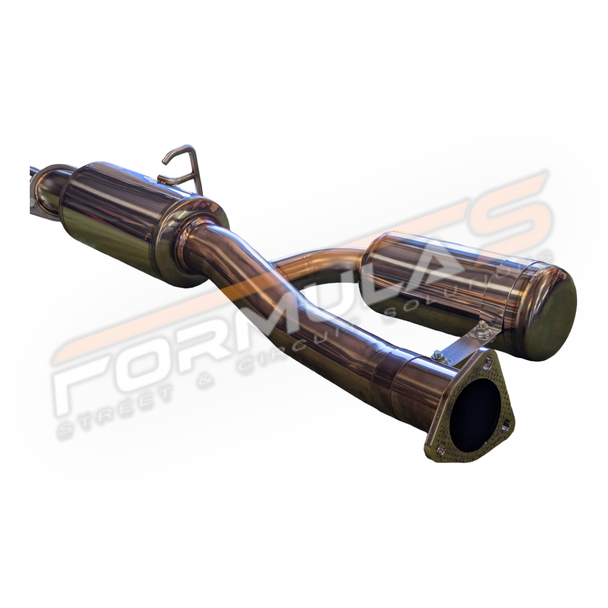 TODA Racing 70mm High Power Muffler + Resonator (Single Exit)