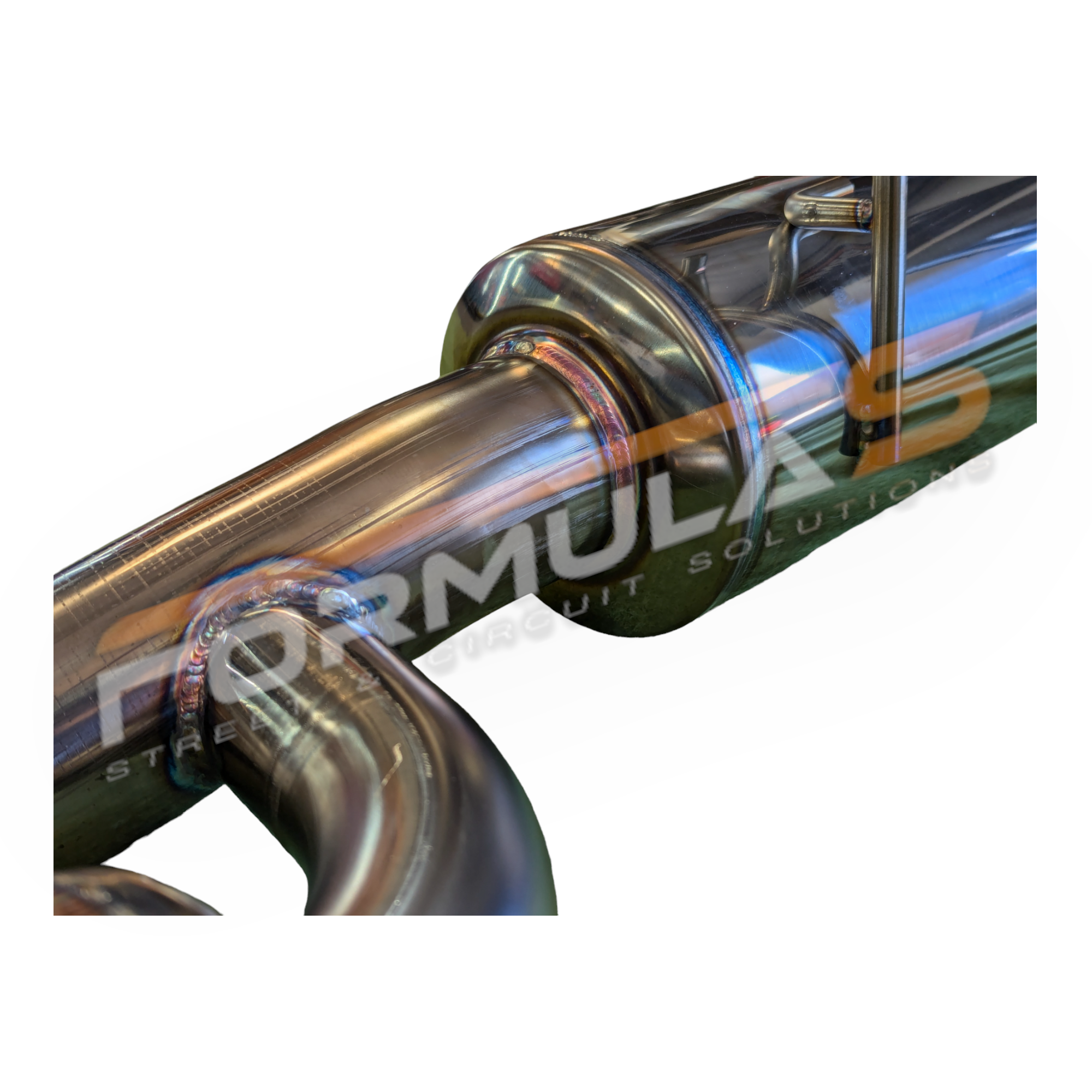 TODA Racing 70mm High Power Muffler + Resonator (Single Exit)