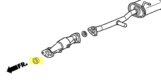 Genuine OEM Honda S2000 Exhaust Donut Gasket
