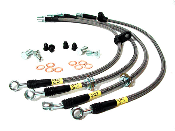 StopTech Stainless Steel Brake Lines (rear) - Honda S2000 06-09