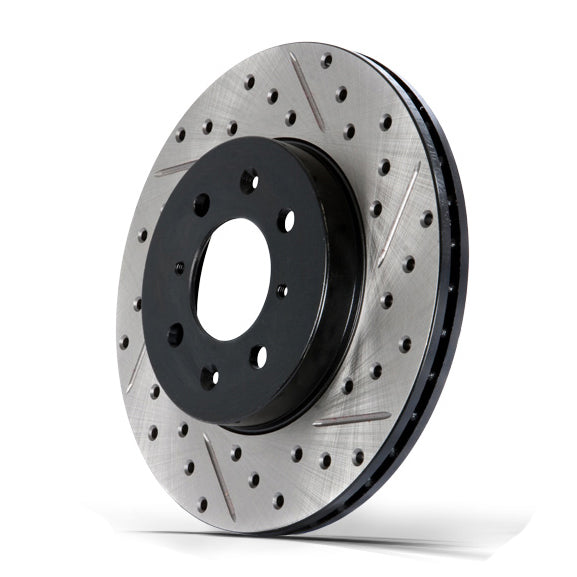 Stoptech Drilled + Slotted Sport Rotors (Front Left) - Honda S2000 00-09