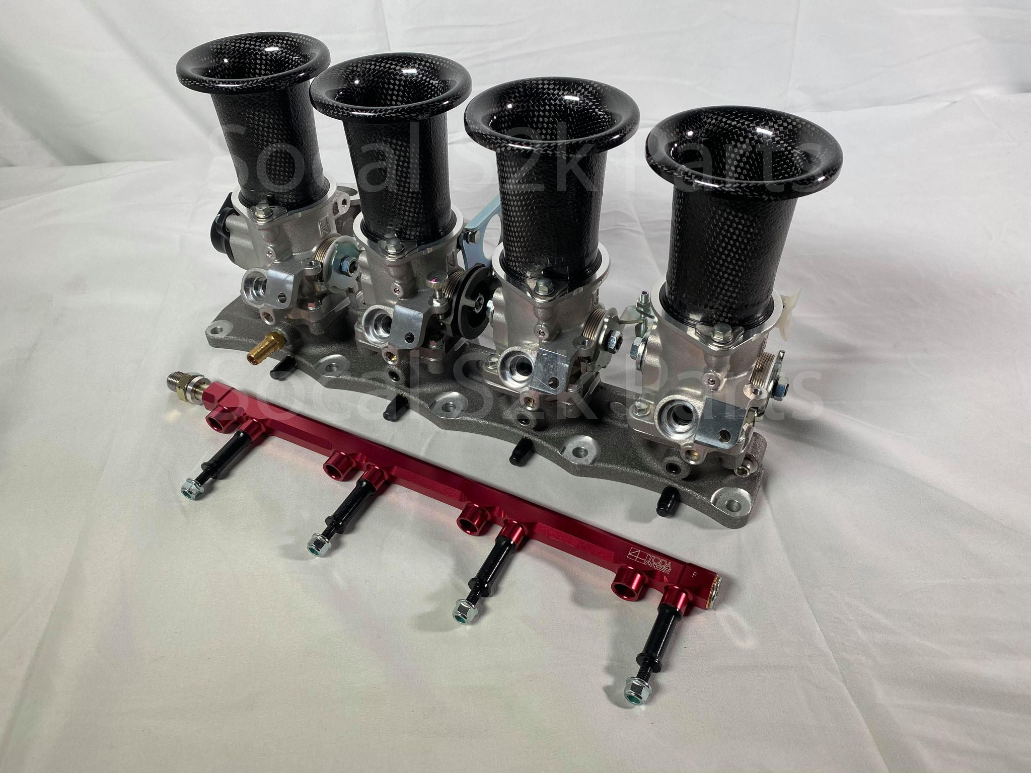 TODA RACING F20C/F22C (S2000) Sports Injection KIT (Dry Carbon Super Flow Trumpet) ITBs
