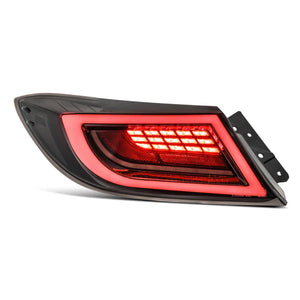 AlphaRex 21-24 Toyota GR86/Subaru BRZ LUXX-Series LED Tail Lights Black Smoke