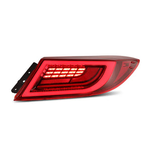 AlphaRex 21-24 Toyota GR86/Subaru BRZ LUXX-Series LED Tail Lights Vivid Red