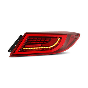 AlphaRex 21-24 Toyota GR86/Subaru BRZ LUXX-Series LED Tail Lights Vivid Red