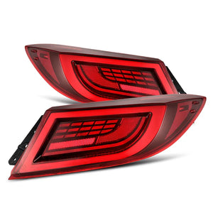 AlphaRex 21-24 Toyota GR86/Subaru BRZ LUXX-Series LED Tail Lights Vivid Red