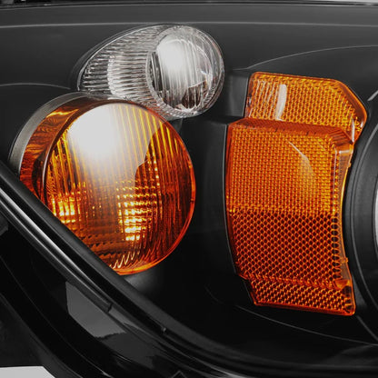 AlphaRex 99-09 Honda S2000 LUXX-Series LED Projector Headlights Black
