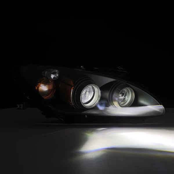 AlphaRex 99-09 Honda S2000 LUXX-Series LED Projector Headlights Black