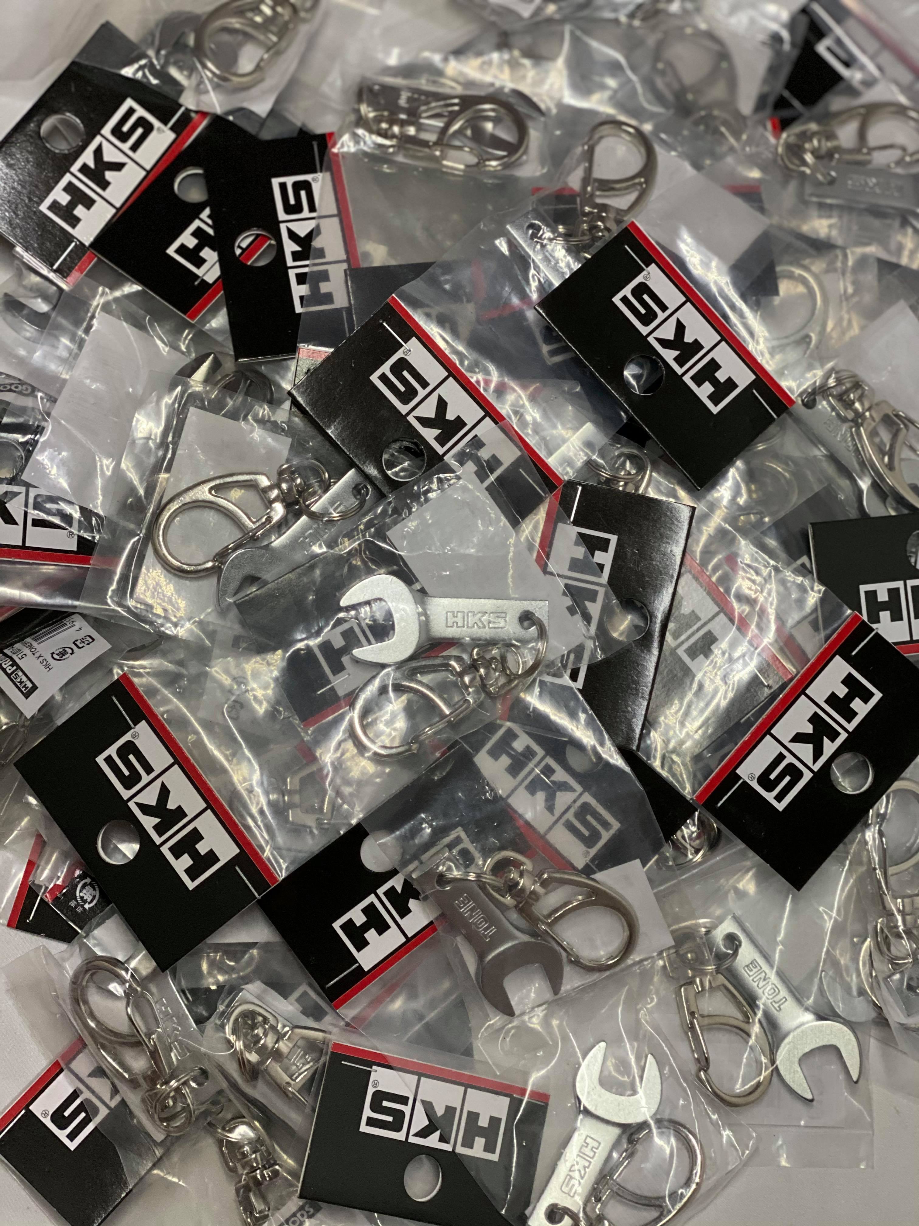 HKS X TONE SPANNER (OPEN WRENCH) KEYCHAIN 10MM
