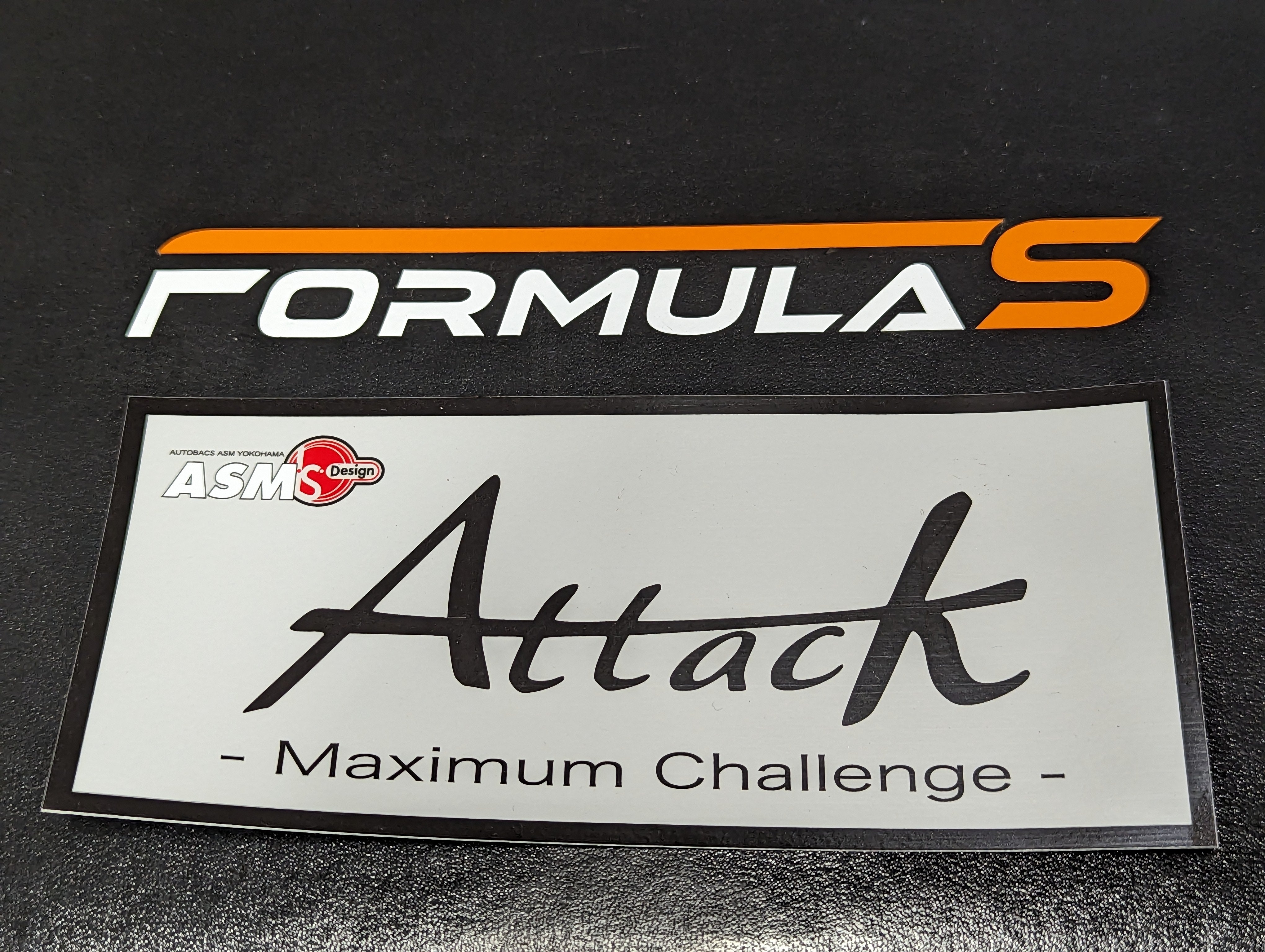 Asm Round Sticker ASM Attack 2022 Sticker – Formula S