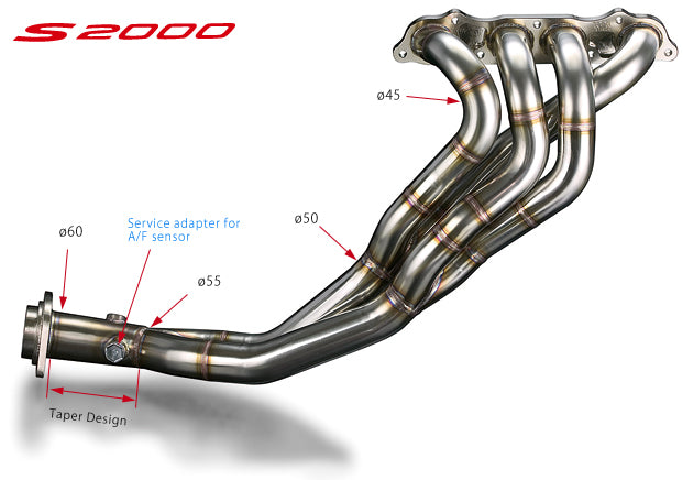 TODA Racing Exhaust Manifold (Header) - Honda F20C / F22C (AP1, AP2)