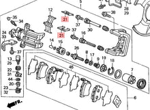 Load image into Gallery viewer, Genuine OEM Honda S2000 Rear Brake Retainer
