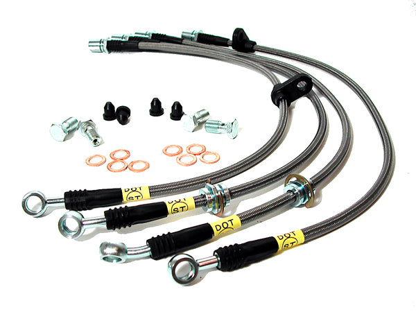 StopTech Stainless Steel Brake Lines (front) - Honda S2000 00-05