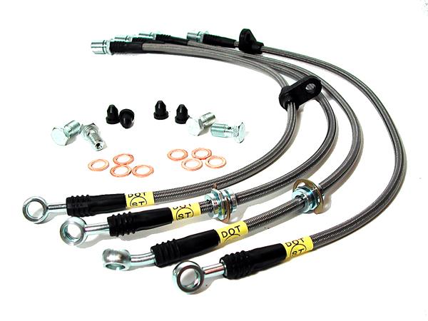 StopTech Stainless Steel Brake Lines (rear) - Honda S2000 00-05